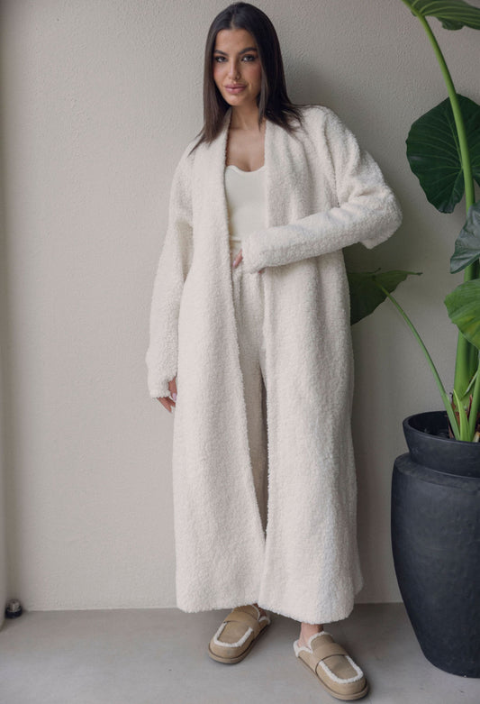 soft marshmallow shearling set